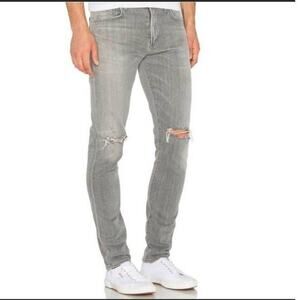 New Agolde Los Angeles Premium Bedford Men Slim Fit Distressed Jeans Size 30